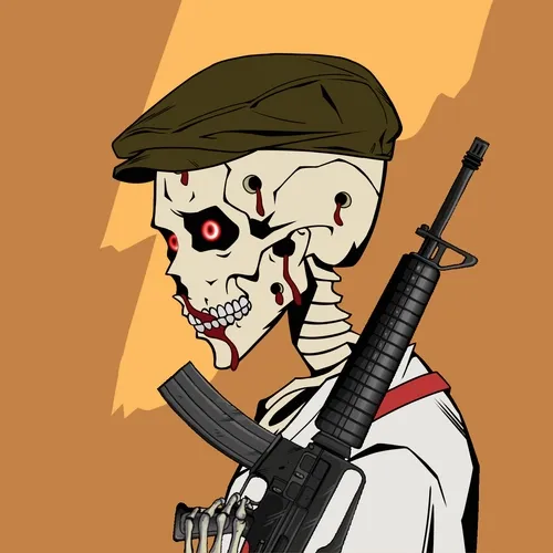 Skeleton Mafioso #424
