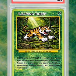 "LEAPING TIGER CARD" OTHER / SUPPLY #20