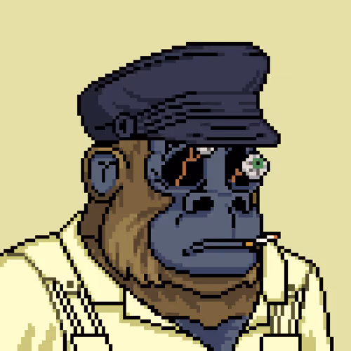 Bored Gorilla Yacht Club #7412