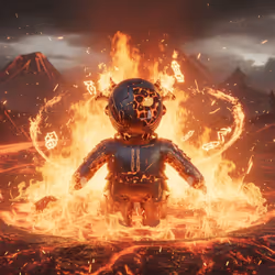 Legendary Fire Troll #246