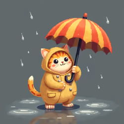 Kitty Umbrella #101