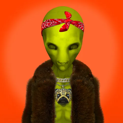 Alien on Ape #2086