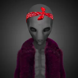 Alien on Ape #1740