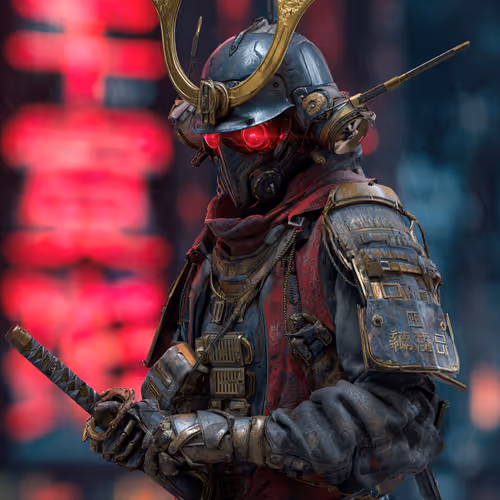 cyberpunk samurai