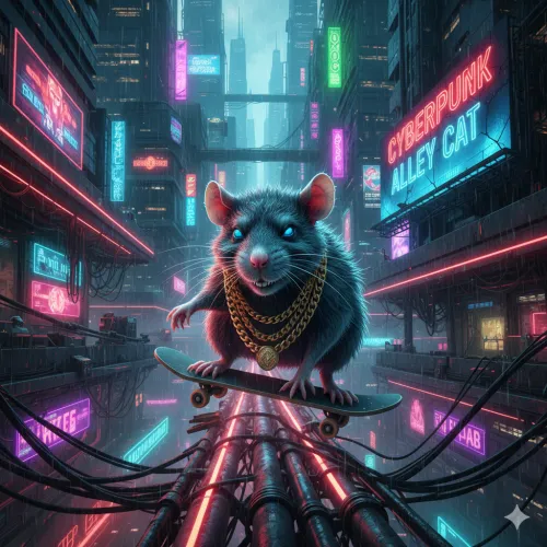 Neon Rat Hustler
