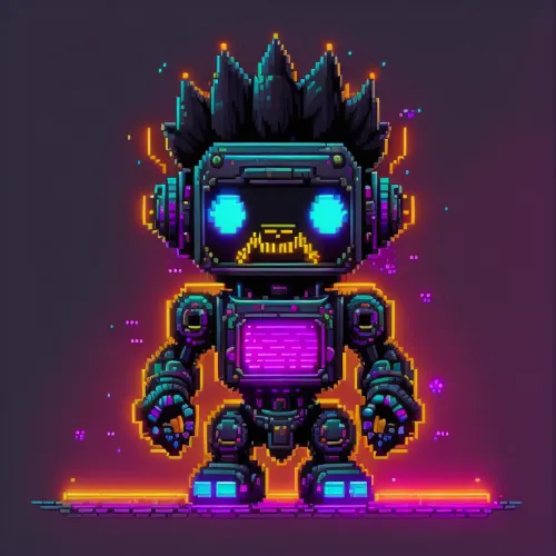 Robotic Punk Apes on Apechain