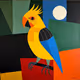 Cubist Parrots ApeChain