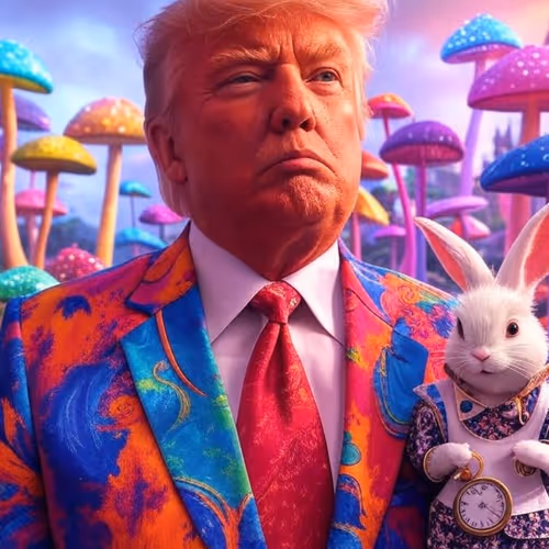 Trump in Wonderland
