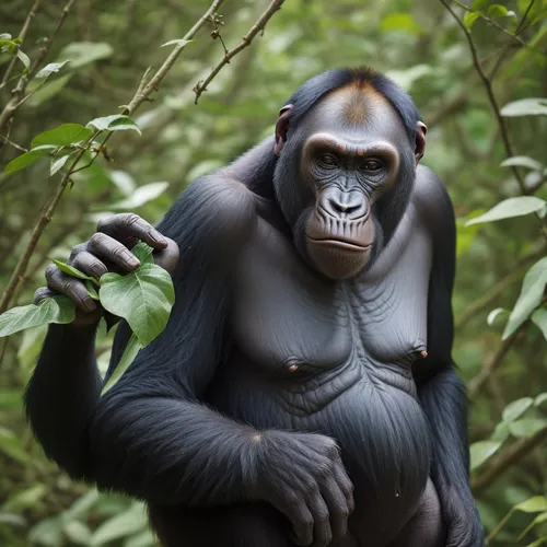 Bald African Ape