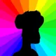 Apes on rainbow