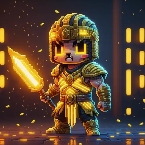 Pixel Gladiator  ( MİNT NOW )