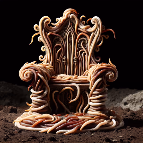 Worm throne