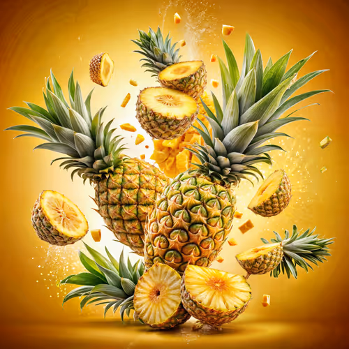 Juicy pineapple
