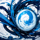 Blue orb