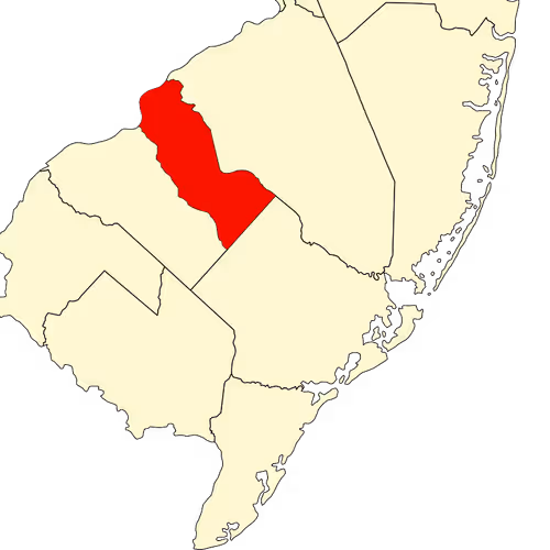 Map of Camden County, NJ