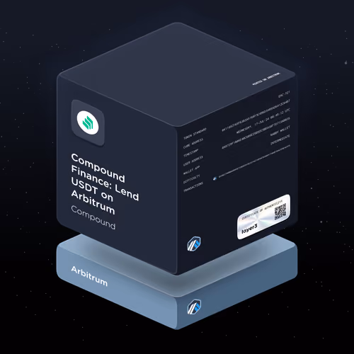 Compound Finance: Lend USDT on Arbitrum