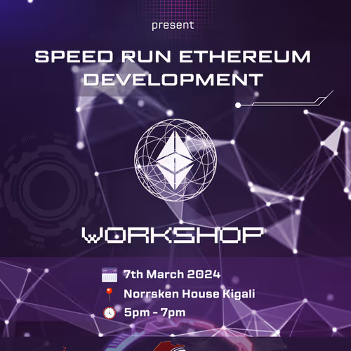 Speed Run Ethereum Developer Workshop