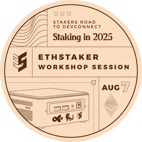 Workshop for Staking in 2025