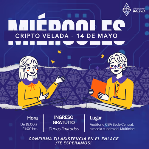 Cripto Velada La Paz - Mayo 2025