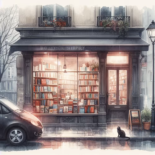 Cozy bookshop