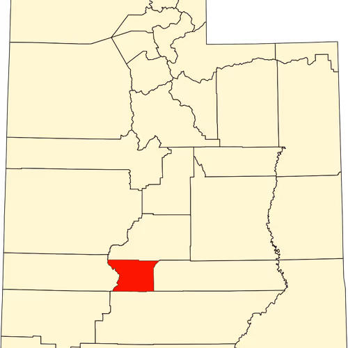 Piute County Map