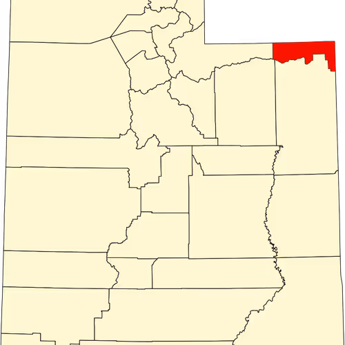 Daggett County Map