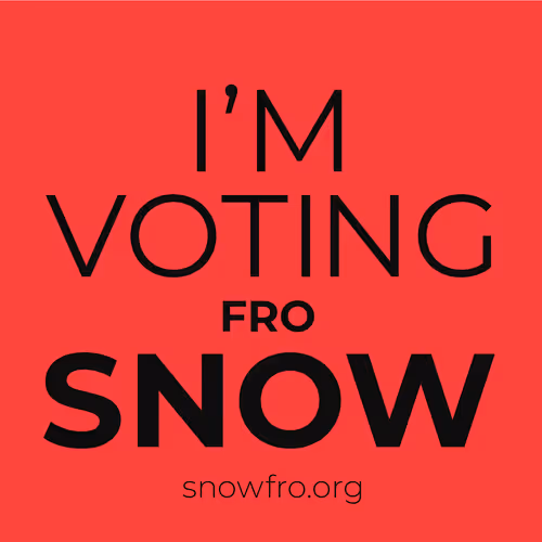 Snowfro For President By Michael Little Mikey
