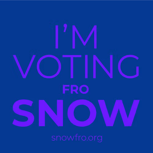 Snowfro For President By Michael Little Mikey