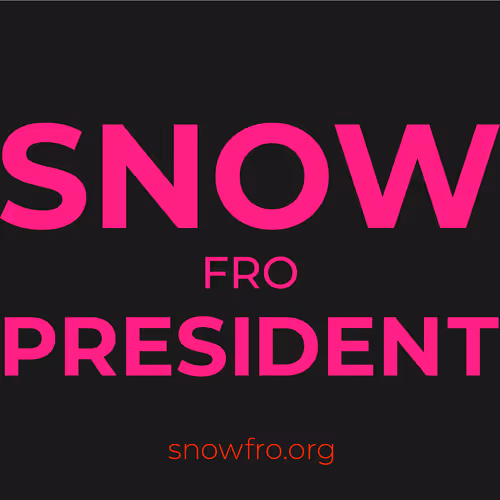 Snowfro For President By Michael Little Mikey