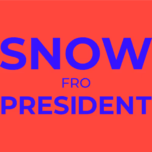 Snowfro For President By Michael Little Mikey