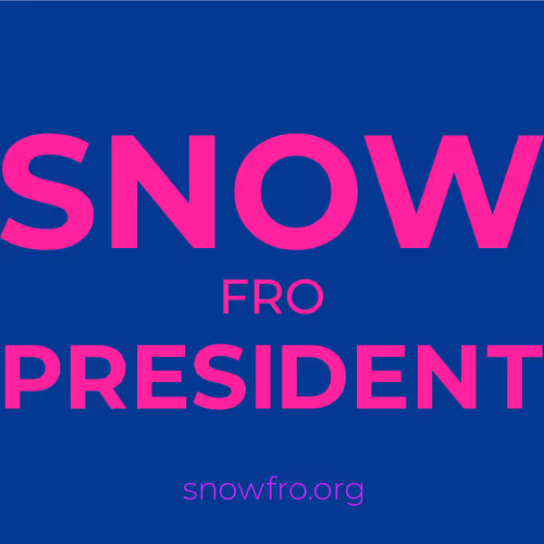 Snowfro For President By Michael Little Mikey