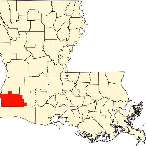 Calcasieu Parish Map
