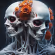 Albino girl Symbiosis Santa Muerte