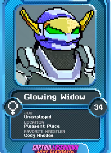 Glowing Widow