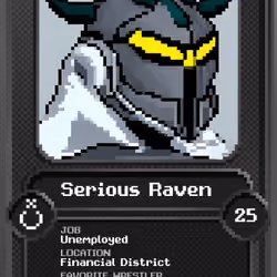 Serious Raven