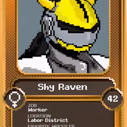 Shy Raven