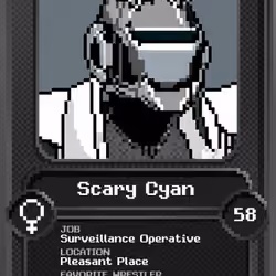 Scary Cyan
