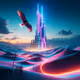 Neon Desert Tower