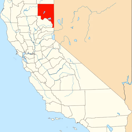Lassen County Map