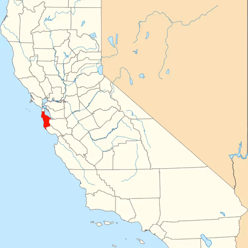 San Mateo County Map