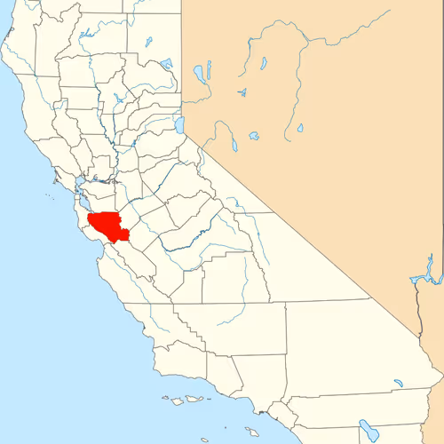 Santa Clara County Map