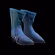 Iridescent Leather Boots