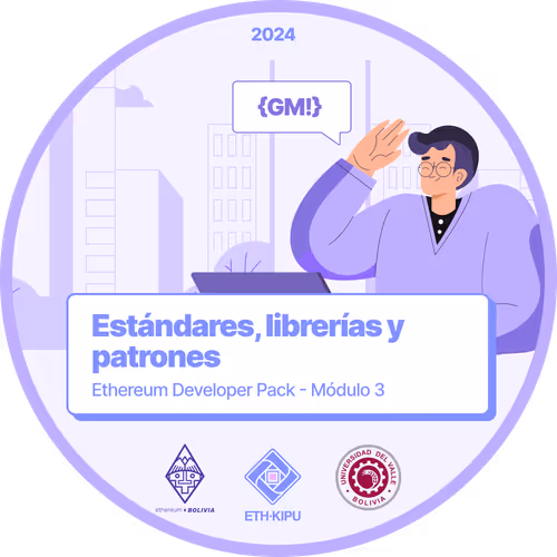 Certificado Módulo 3 LP - Estándares, Librerias y Patrones del Ethereum Developer Pack