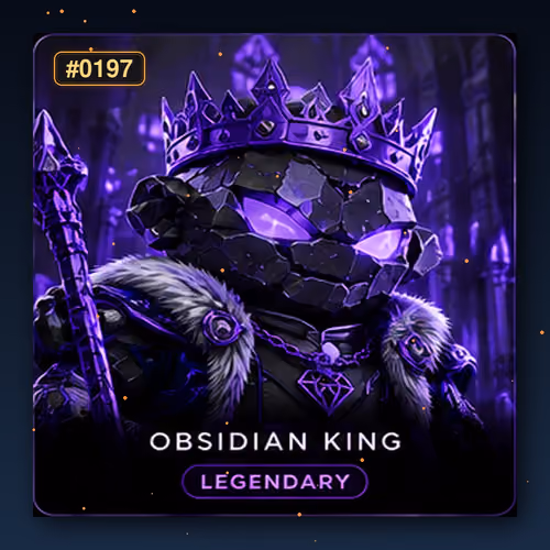 Obsidian King #0197