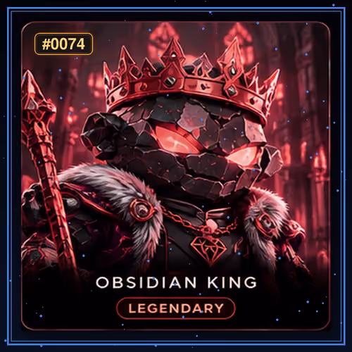 Obsidian King #0074