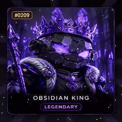 Obsidian King #0209
