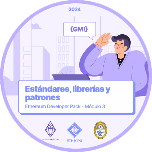 Certificado Módulo 3 CBBA - Estándares, Librerías y Patrones del Ethereum Developer Pack