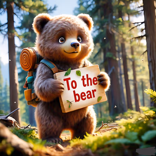 To the bear son