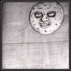 Gnarly Moon - Original Sketch