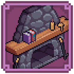 Cobblestone Fireplace